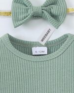 Weebaby Toddler Woman Garments Toddler Woman Sweatsuit Child Pant Set Outfi... - Image 6