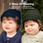 3-Pack Child Beanies for Boys, Women - Stretchy Knit Child Hats, Cute Ne... - Image 4