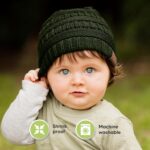 3-Pack Child Beanies for Boys, Women - Stretchy Knit Child Hats, Cute Ne... - Image 7