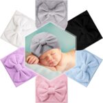 Geyoga 6 Pcs New child Hats Child Beanie Cotton Hats Gentle New child Child Ca... - Image 3