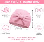Geyoga 6 Pcs New child Hats Child Beanie Cotton Hats Gentle New child Child Ca... - Image 4