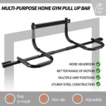 NOWAKE Pull up bar For Doorway,300lbs Heavy Responsibility Adjustable Width Port... - Image 3