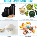 Protein Powder Journey Container Set - Reusable Powder Complement Conta... - Image 8