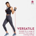 RIYU Excessive Waisted Leggings for Ladies with Pockets | Exercise and Yoga L... - Image 3
