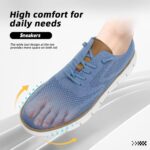 Males's Informal Gown Footwear Style Strolling Sneakers Mesh Enterprise Oxford... - Image 4