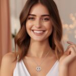 OOBEE Moissanite Coronary heart Necklaces for Girls, 1- 4 Carat Moissanite 925 ... - Image 3