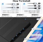 Redalf 15.6" Laptop computer Display Extender, 1080P FHD Triple Moveable Laptop computer ... - Image 5