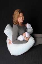 Twin Z Pillow Blue - Breastfeeding, Bottlefeeding, Tummy Time, Reflux,... - Image 4