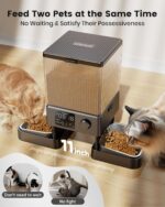 oneisall Computerized Cat Feeder for two Cats, 20 Cups/5L Computerized Cat Foo... - Image 3