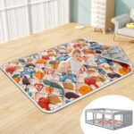 Child Play Mat, 74" × 50“ PlayMat for Playpen, Child Playmat for Ground, ... - Image 3