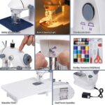 Stitching Machine for Rookies with Enlargement Desk Foot Pedal 42Pcs Sew... - Image 5