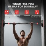 Pull Up Bar for Doorway, Adjustable Door Body Pull Up and Chin Up Bar... - Image 3