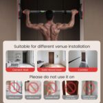 Pull Up Bar for Doorway, Adjustable Door Body Pull Up and Chin Up Bar... - Image 6