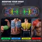 Transportable Residence Health club Exercise Gear, Push Up Board, Pilates Bar & Fitn... - Image 4