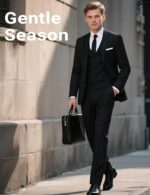 Males's Slim Match 5-Piece Swimsuit Set with Stretch - Jacket, Vest, Pants, Bo... - Image 3