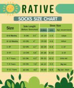 RATIVE Non Skid Anti Slip Crew Socks With Grips for Child Toddler Toddle... - Image 3