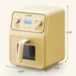 BUYDEEM F51 8-in-1 Air Fryer 4.2QT, Retro Countertop Airfryer Oven wit... - Image 7