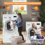 SKM Washer and Dryer Pedestals 2-Pack with Drawer - Common Laundry ... - Image 5