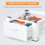 SKM Washer and Dryer Pedestals 2-Pack with Drawer - Common Laundry ... - Image 8