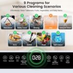 BLITZHOME WiFi Countertop Transportable Dishwasher, Sensible 9 Applications, 167℉ ... - Image 5