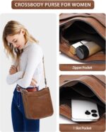 Purses for Girls 3PCS, Crossbody Baggage Set Giant Leather-based Purse Shoulder... - Image 3