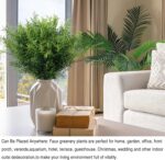 Synthetic Crops Flowers Grass Shrubs 8 Pack No Fade Fake Plastic Flo... - Image 3