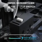 ATTACK SHARK R5 Extremely Wi-fi Gaming Mouse,39g Superlight Carbon Fibe... - Image 6