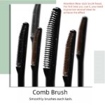 Black Mascara Primer, EyeLash Primer for Mascara with Comb Brush, Volu... - Image 3
