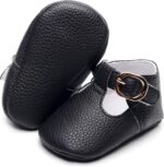 HONGTEYA Toddler Child Woman Mary Janes Flats PU Leather-based Non-Slip Comfortable So... - Image 3