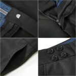 Males's Slim Match 2 Piece Swimsuit Double Breasted Enterprise Marriage ceremony Promenade Tuxe... - Image 4