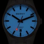 BERNY Automated Titanium Look ahead to Males 10ATM Waterproof Basic Males's ... - Image 6