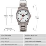 BERNY Automated Titanium Look ahead to Males 10ATM Waterproof Basic Males's ... - Image 7
