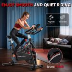Train Bike, WENOKER Stationary Bike for House, Indoor Bike with Whis... - Image 4