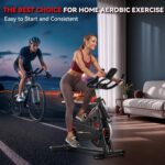 Train Bike, WENOKER Stationary Bike for House, Indoor Bike with Whis... - Image 5