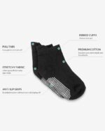 Infinno Child Non Slip Ankle Socks 9 Pairs - Toddler Socks with Grips f... - Image 4