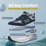 FitVille Huge Strolling Footwear for Males Further Huge Width Sneakers with Arc... - Image 5