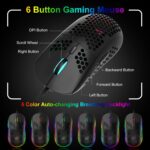 60% Gaming Keyboard and Mouse Combo Transportable Mini RGB Backlight Black ... - Image 8