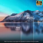 InnoView 23.8" Twin Transportable Monitor 100% sRGB 3840x2160P 4K 315°Adjus... - Image 4