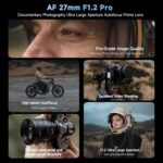 VILTROX 27mm f/1.2 Z Lens for Nikon Z Mount, Auto Focus PRO 27mm f1.2 ... - Image 3