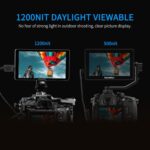 FEELWORLD P6XL 6 inch Inbuilt Battery Aluminium 1200nit Digital camera Area ... - Image 5