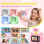 OTJ Children Digital camera Instantaneous Print - Selfie Kids Digital Digital camera Toy Tha... - Image 5