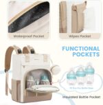 LOVEVOOK Diaper Bag Backpack, Giant Capability Transportable Child Bag with Fo... - Image 5