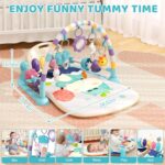 Child Gymnasium With Kick and Play Piano, Exercise Mat for Tummy Time With 5 ... - Image 3