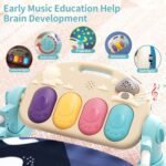Child Gymnasium With Kick and Play Piano, Exercise Mat for Tummy Time With 5 ... - Image 4