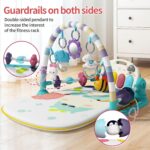 Child Gymnasium With Kick and Play Piano, Exercise Mat for Tummy Time With 5 ... - Image 5
