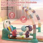 Child Gymnasium With Kick and Play Piano, Exercise Mat for Tummy Time With 5 ... - Image 6