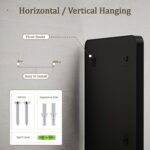 Rest room Mirror 20x30 inch, Black Attractive Deep Body Wall Mirror, Mod... - Image 6