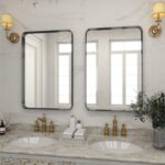 Rest room Mirror 20x30 inch, Black Attractive Deep Body Wall Mirror, Mod... - Image 7