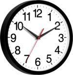 Wall Clock Fashionable 8 Inch Battery Operated Silent Non Ticking Small Ana... - Image 6