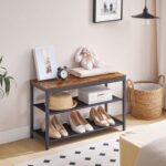 HOOBRO Shoe Bench, 3-Tier Shoe Rack with Oxford Material Cabinets, 29.5" ... - Image 5